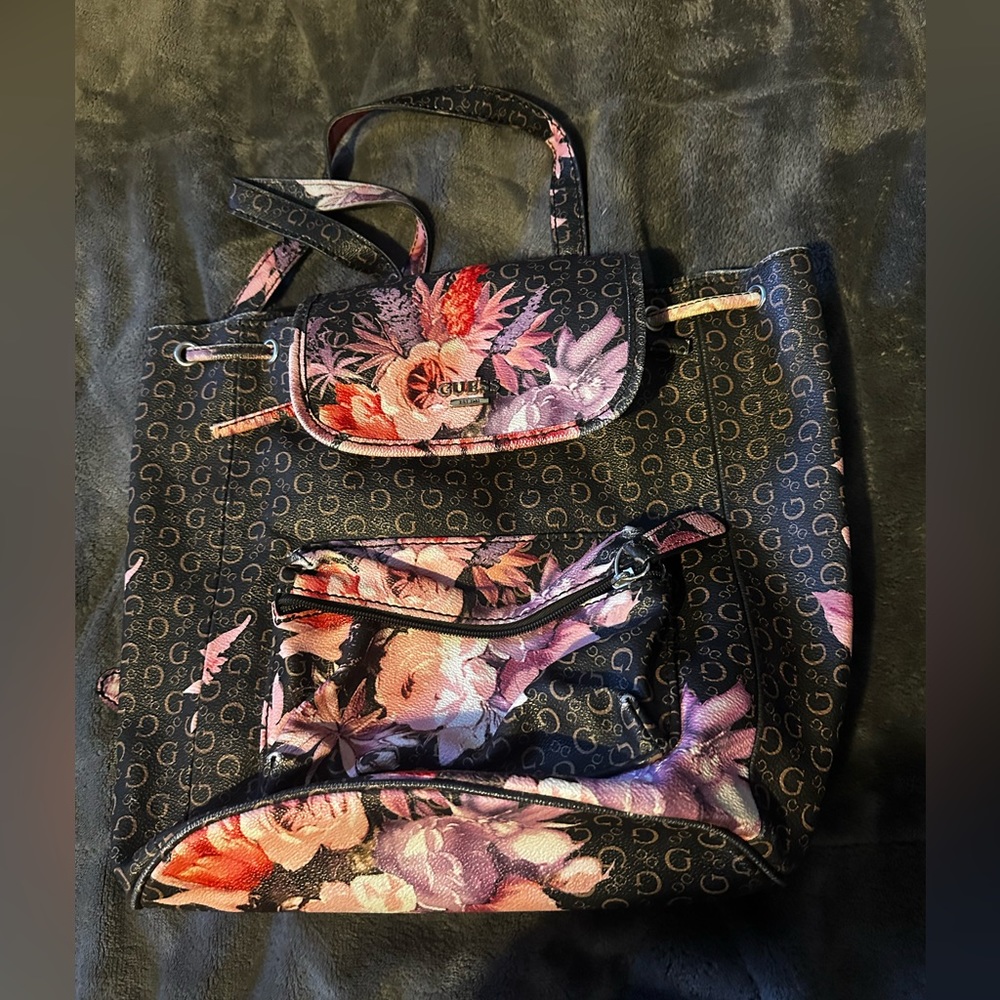 Guess Floral Backpack